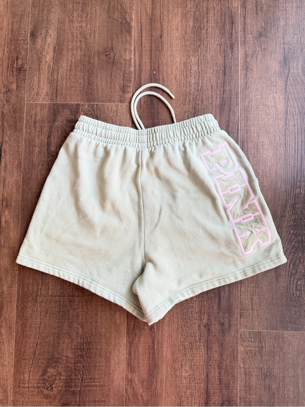 PINK Victoria's Secret Women's Sage Green Small Shorts